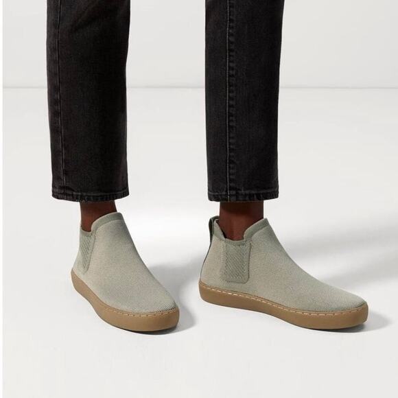 Rothy’s The‎ Chelsea Light Sage Boots Women’s Size 9
